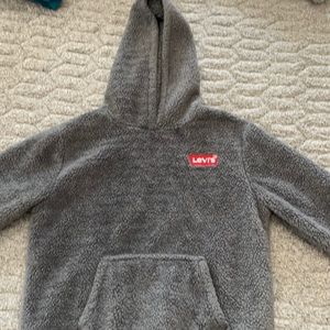 Levi's hooded sweater large 12/13 years